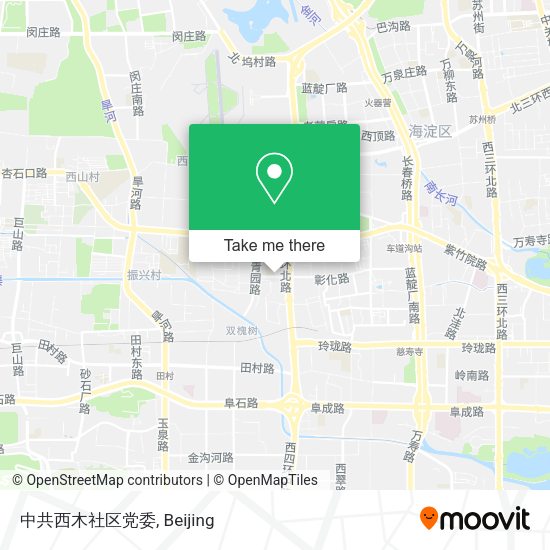 中共西木社区党委 map