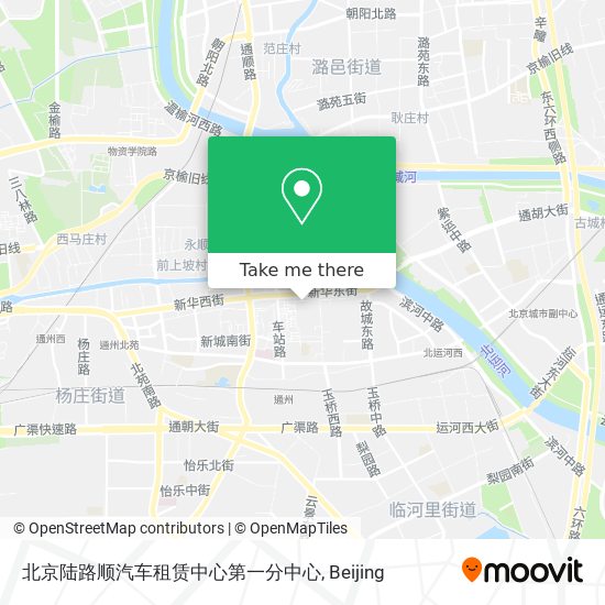 北京陆路顺汽车租赁中心第一分中心 map