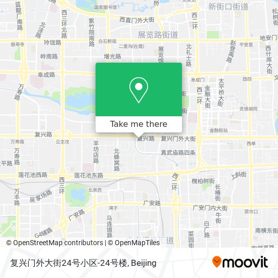 复兴门外大街24号小区-24号楼 map