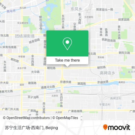 苏宁生活广场-西南门 map