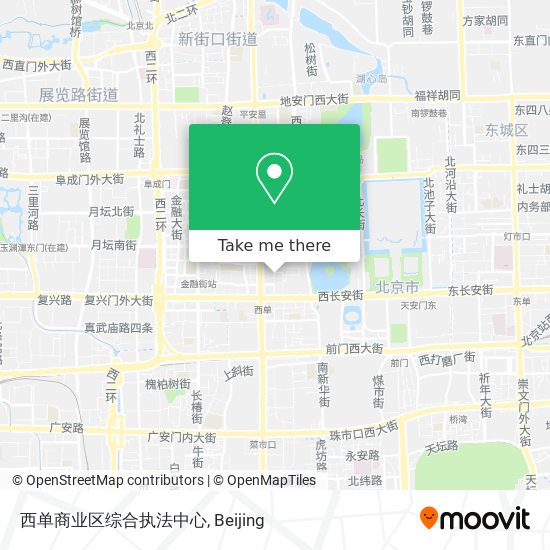 西单商业区综合执法中心 map