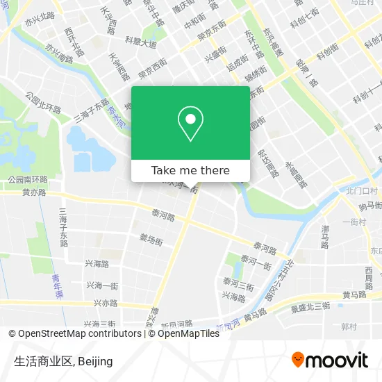 生活商业区 map