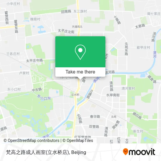 梵高之路成人画室(立水桥店) map