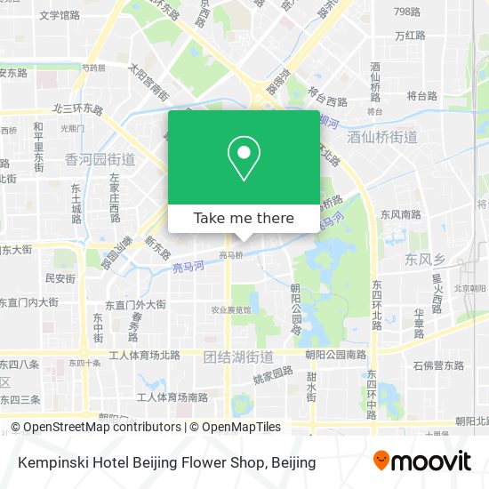 Kempinski Hotel Beijing Flower Shop map