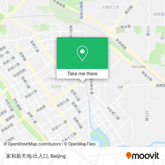 家和新天地-出入口 map