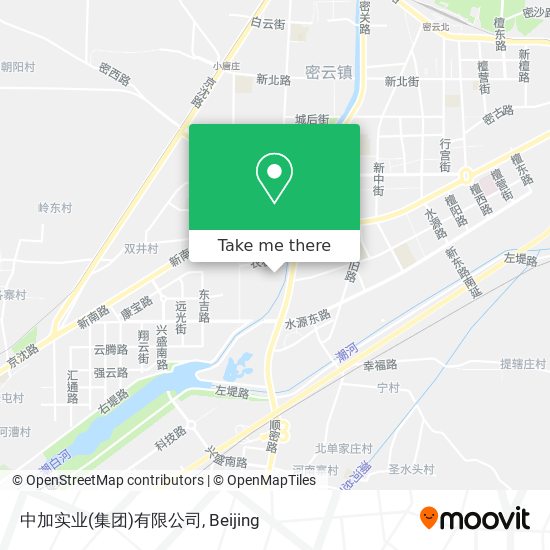 中加实业(集团)有限公司 map
