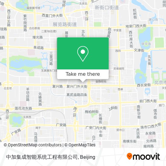 中加集成智能系统工程有限公司 map