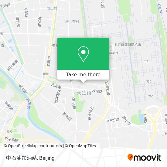 中石油加油站 map