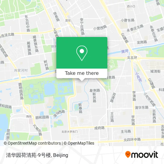 清华园荷清苑-9号楼 map