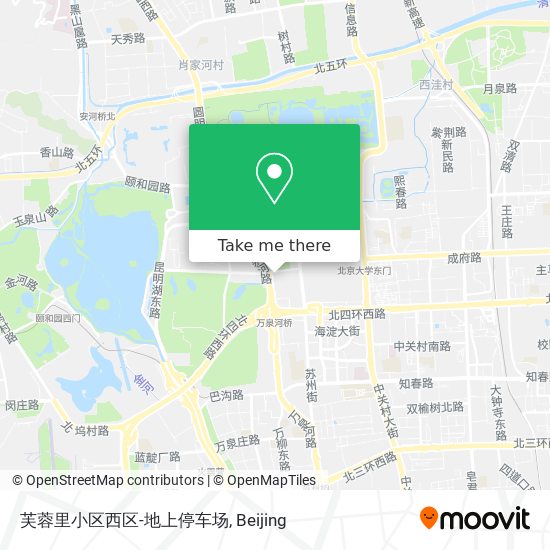 芙蓉里小区西区-地上停车场 map