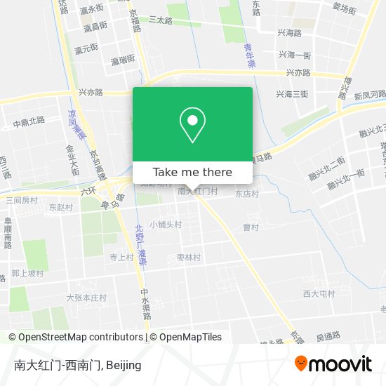 南大红门-西南门 map