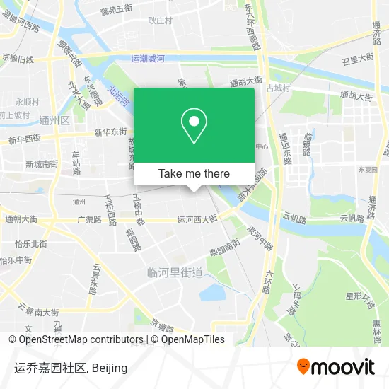 运乔嘉园社区 map
