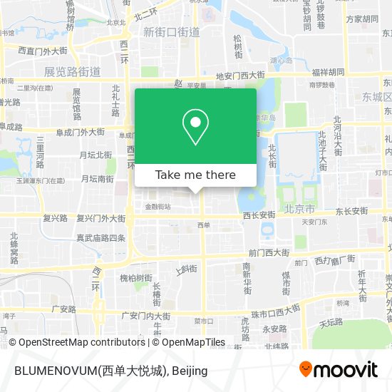 BLUMENOVUM(西单大悦城) map