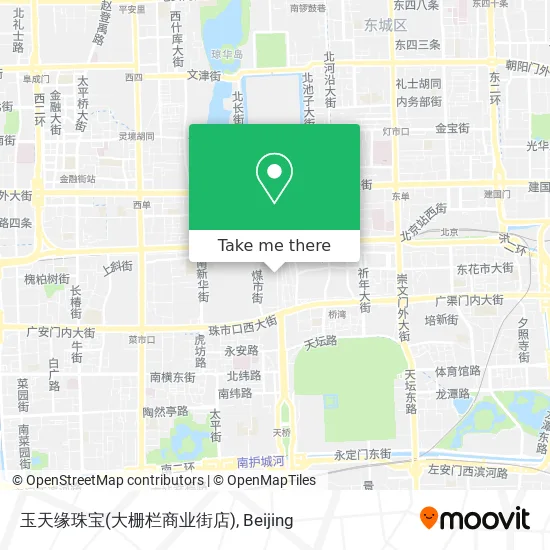 玉天缘珠宝(大栅栏商业街店) map