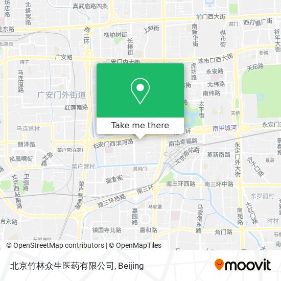 北京竹林众生医药有限公司 map