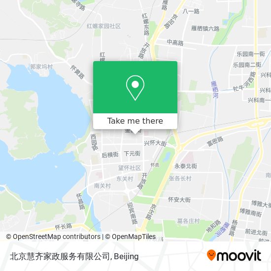 北京慧齐家政服务有限公司 map