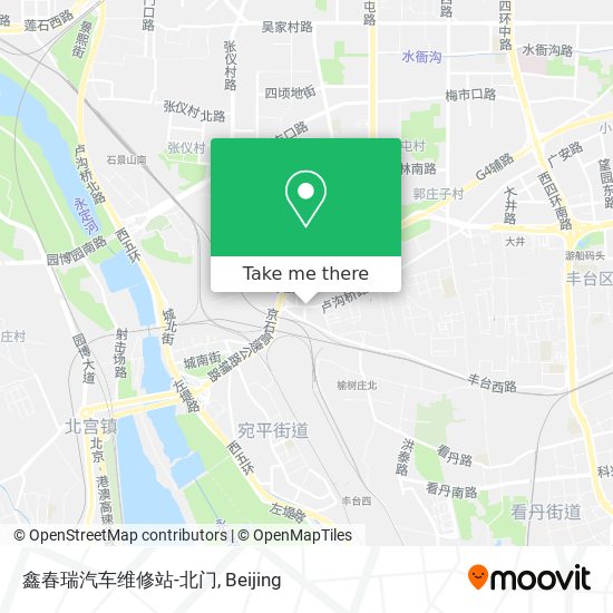 鑫春瑞汽车维修站-北门 map
