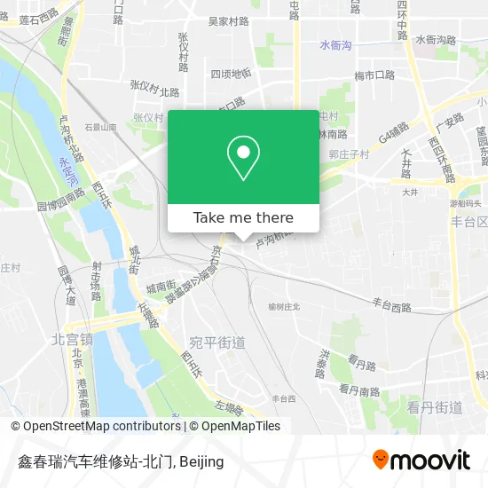 鑫春瑞汽车维修站-北门 map