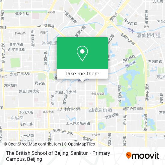 The British School of Bejing, Sanlitun - Primary Campus map