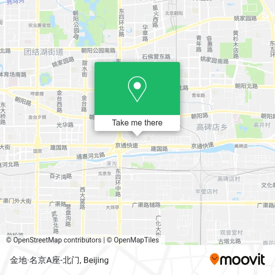 金地·名京A座-北门 map