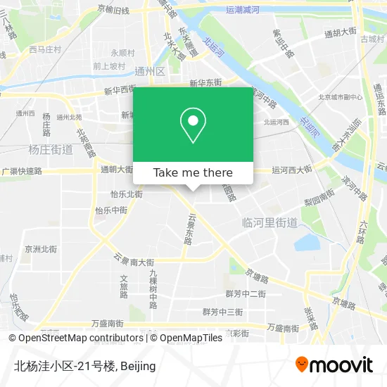 北杨洼小区-21号楼 map