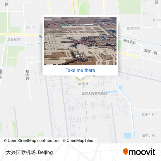 大兴国际机场 map