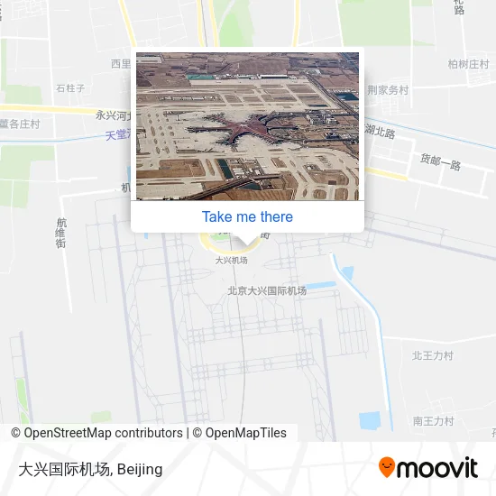 大兴国际机场 map