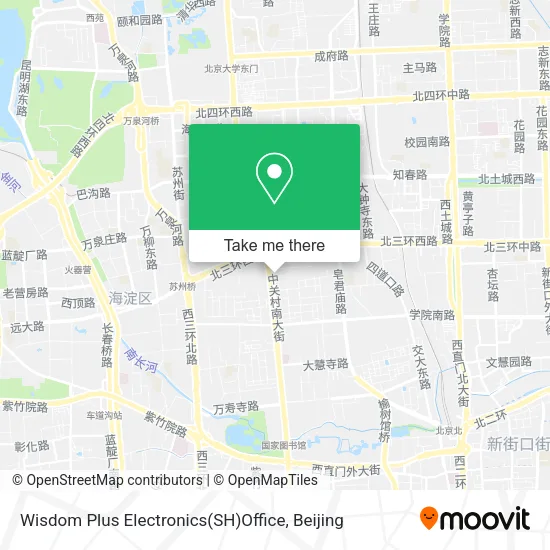 Wisdom Plus Electronics(SH)Office map