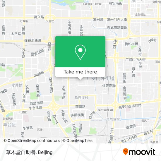 草木堂自助餐 map