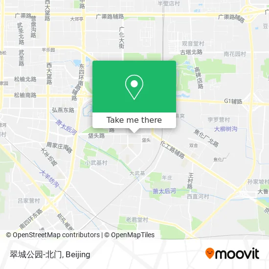 翠城公园-北门 map