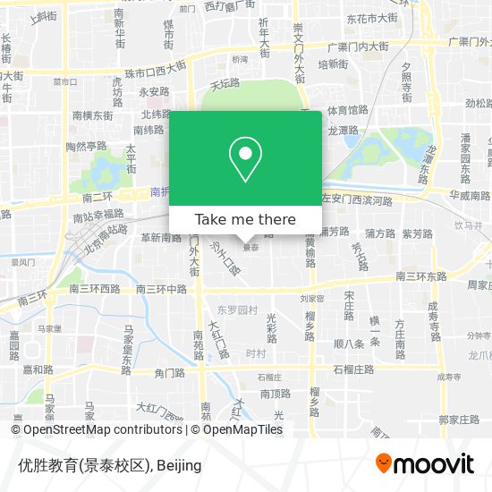 优胜教育(景泰校区) map