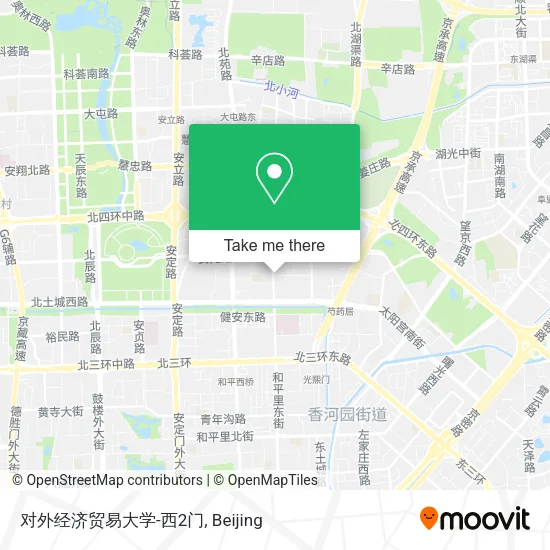 对外经济贸易大学-西2门 map