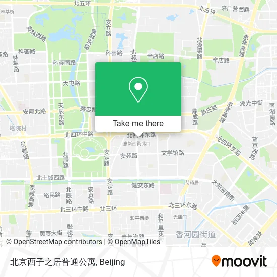北京西子之居普通公寓 map