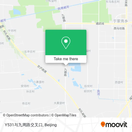 Y531与九周路交叉口 map