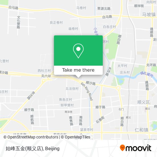 始峰五金(顺义店) map