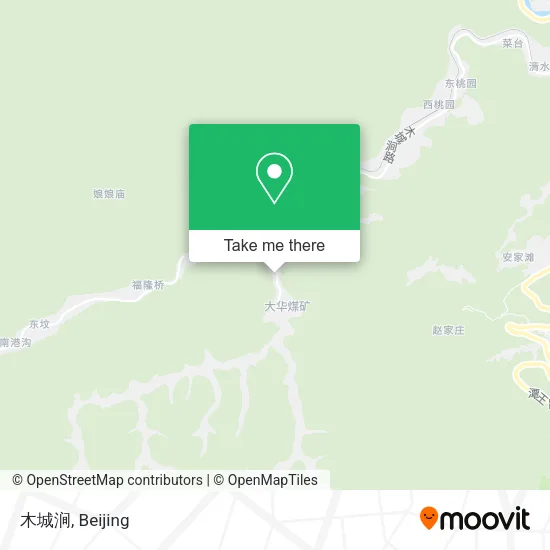 木城涧 map