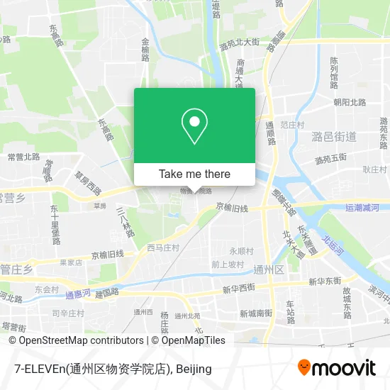 7-ELEVEn(通州区物资学院店) map