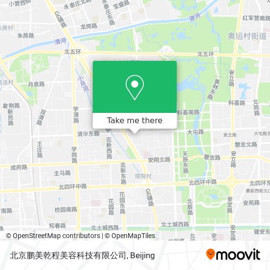 北京鹏美乾程美容科技有限公司 map