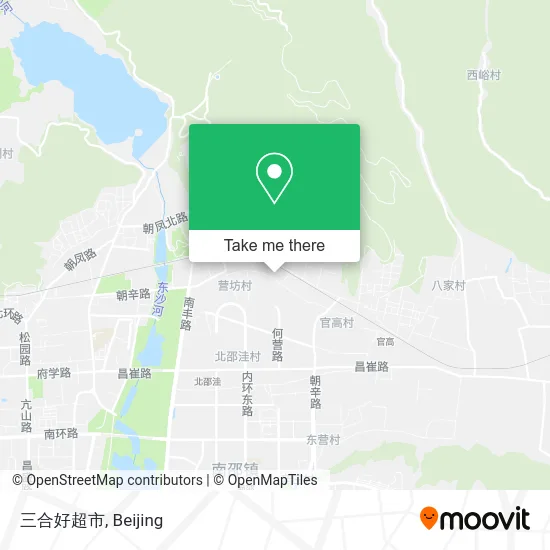 三合好超市 map