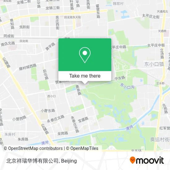 北京祥瑞华博有限公司 map