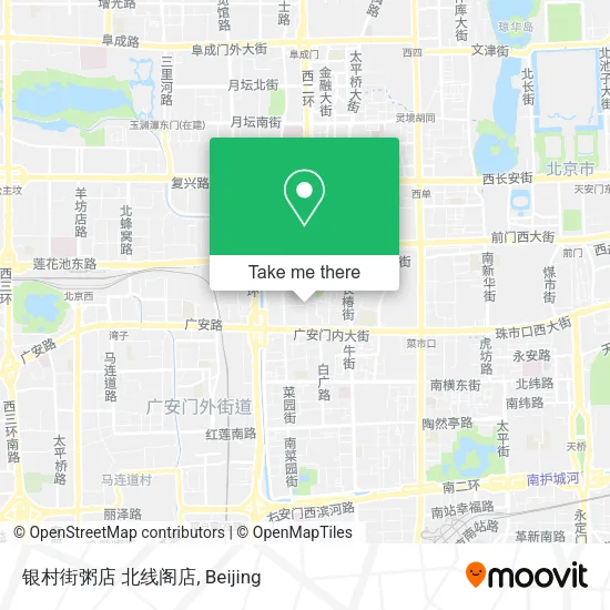 银村街粥店  北线阁店 map