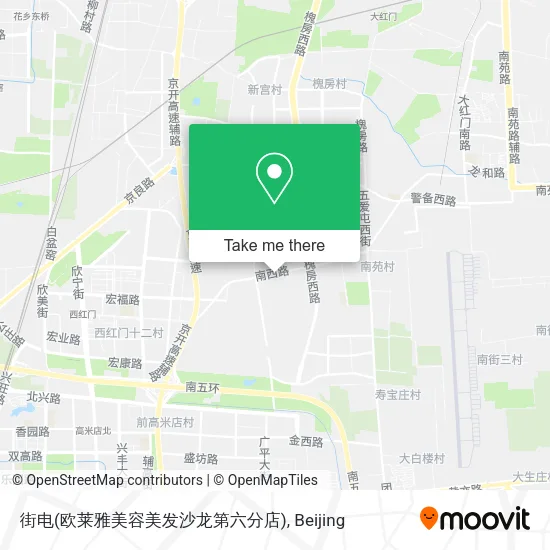 街电(欧莱雅美容美发沙龙第六分店) map