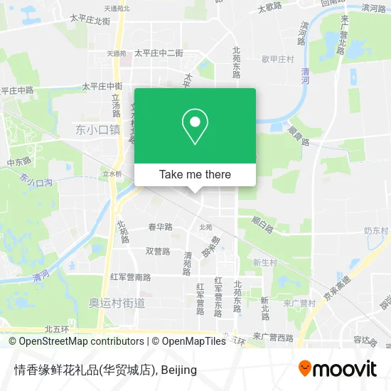 情香缘鲜花礼品(华贸城店) map