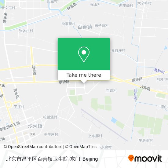 北京市昌平区百善镇卫生院-东门 map