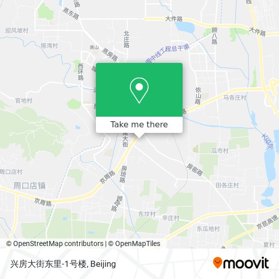 兴房大街东里-1号楼 map