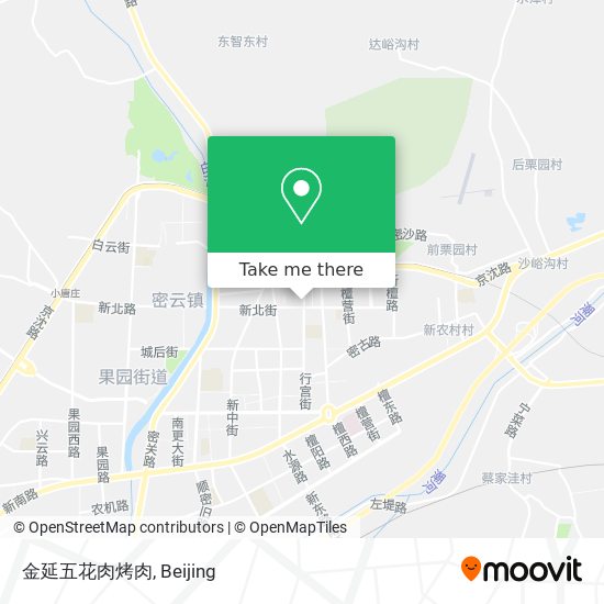 金延五花肉烤肉 map