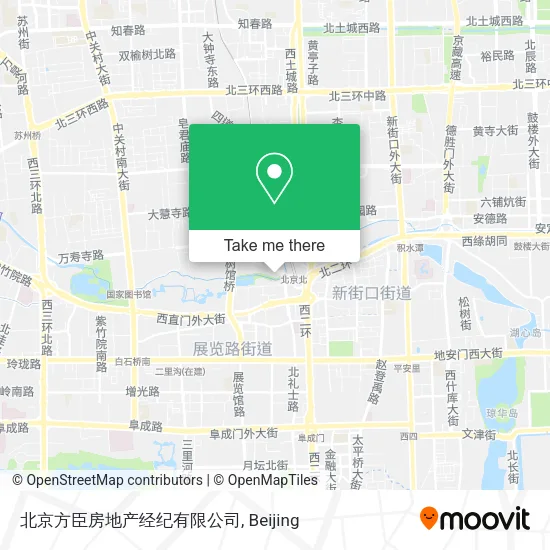 北京方臣房地产经纪有限公司 map