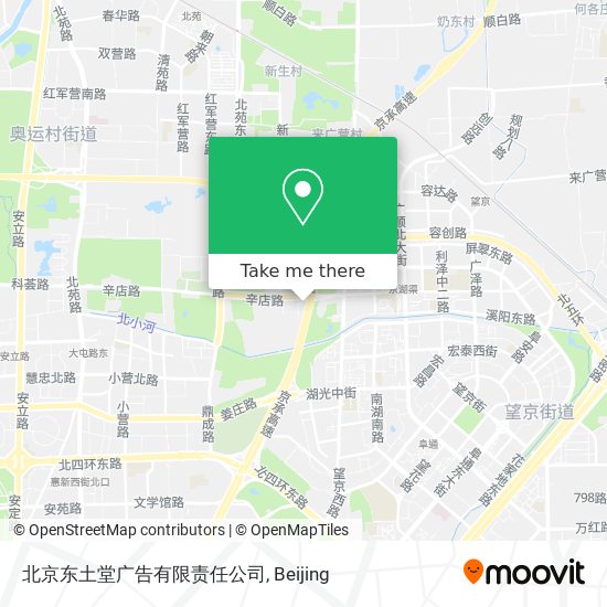 北京东土堂广告有限责任公司 map