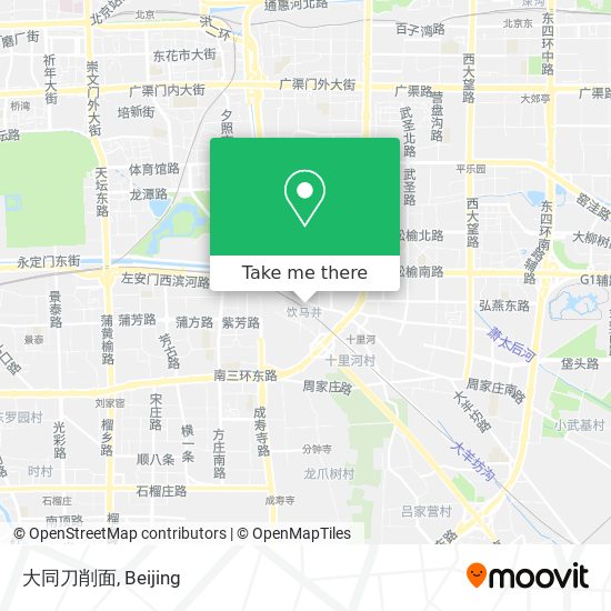 大同刀削面 map