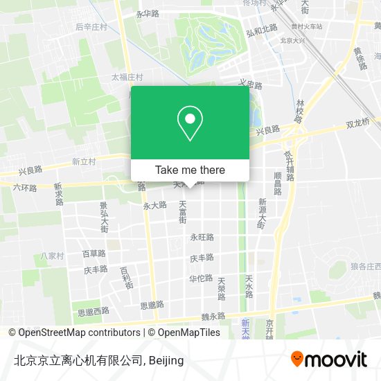 北京京立离心机有限公司 map